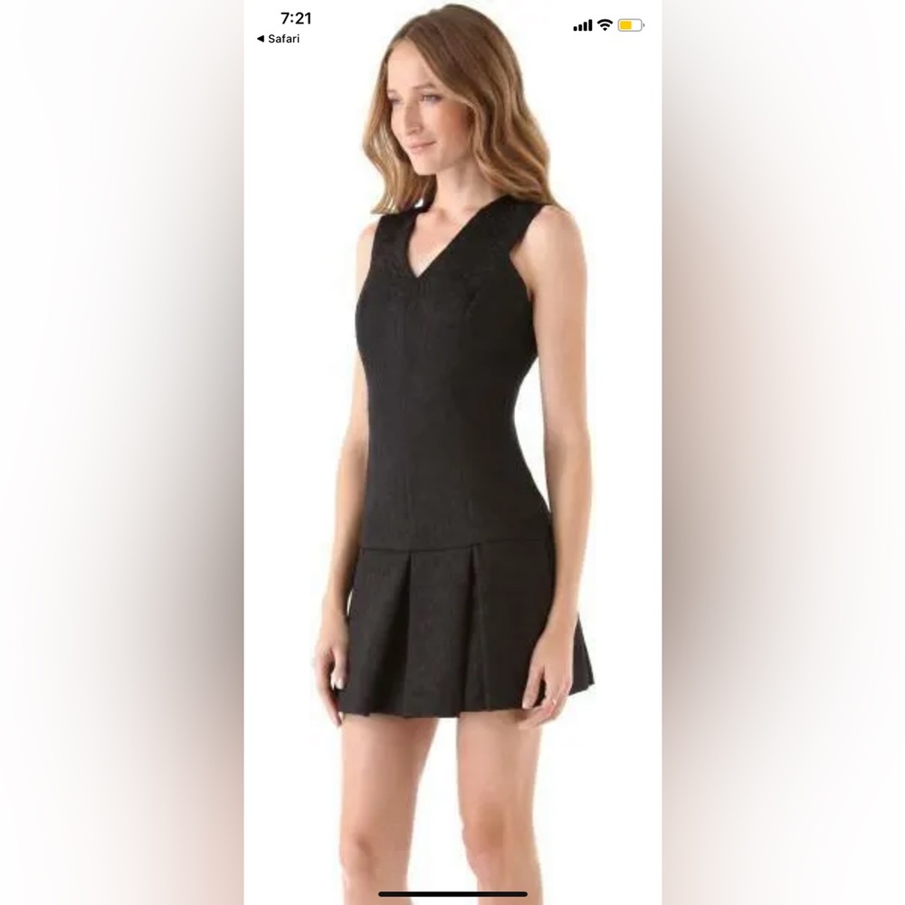 Robert Rodriguez brocade flare dress